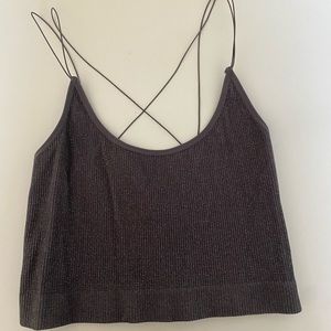 Cross Strap Crop Top